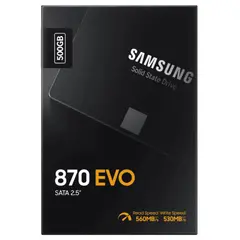 5 - Накопитель SSD Samsung 870 EVO MZ-77E500, 500Гб, MZ-77E500BW