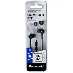 3 - Наушники Panasonic RP-TCM115GC, Чёрный