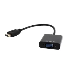 3 - Видео/Audio конвертер Cablexpert A-HDMI-VGA-03, HDMI (M) - VGA D-Sub,...