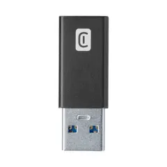 3 - USB-адаптер Cellularline USB-C to USB, Чёрный