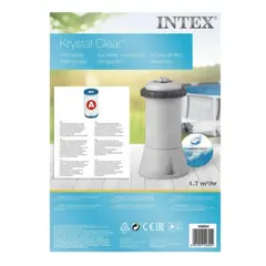 5 - Фильтр-насос для бассейна Intex, 2006л, Серый, 28604