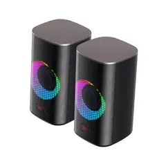 6 - Компьютерные колонки 2.0 Стерео Havit SK212, Чёрный