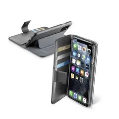 3 - Чехол книжка Cellularline Book Agenda - iPhone 11, Чёрный