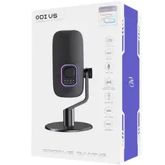 2 - Игровой Микрофон Proove Odius, Проводной аналоговый, Черный