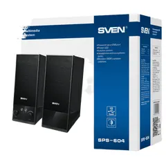 3 - Компьютерные колонки 2.0 SVEN SPS-604, Чёрный