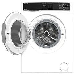 3 - Стиральная машина Sharp ESHFB812AWCEE, 8кг, Белый