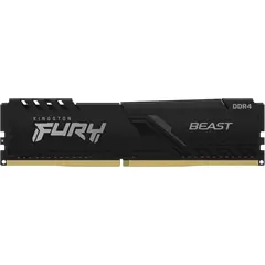 5 - Оперативная память Kingston FURY Beast, DDR4 SDRAM, 2666 МГц, 16Гб,...