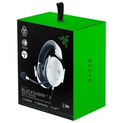 6 - Игровая Гарнитура Razer BlackShark V2 X, Проводной аналоговый, Белый