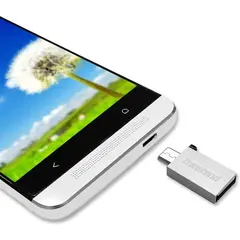 2 - USB Flash накопитель Transcend JetFlash 380, 8Гб, Серебристый