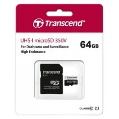 4 - Карта памяти Transcend MicroSDXC Class 10, 64Гб (TS64GUSD350V)