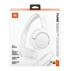 4 - Наушники JBL T530C, Белый