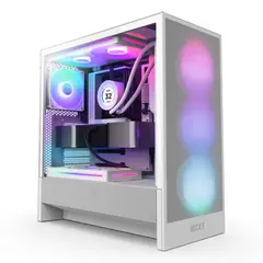 3 - Компьютерный корпус NZXT H5 Flow RGB, Midi-Tower, Без блока питания,...