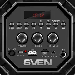 6 - Портативная колонка SVEN PS-550, Чёрный