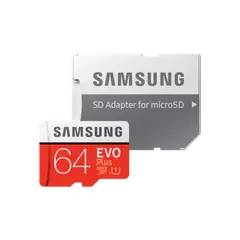 2 - Карта памяти Samsung EVO Plus MicroSD, 64Гб (MB-MC64KA/KR)