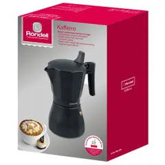 2 - Гейзерная кофеварка Rondell RDA-994, Чёрный