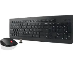 3 - Клавиатура и мышь Lenovo 4X30M39487, Беспроводное, Чёрный