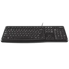 6 - Клавиатура Logitech K120, Проводное, Чёрный