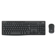 2 - Клавиатура и мышь Logitech MK370, Беспроводное, Чёрный