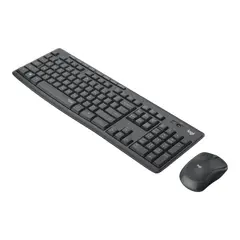 4 - Клавиатура и мышь Logitech MK295, Беспроводное, Чёрный
