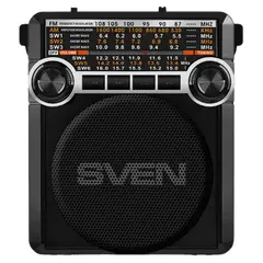 4 - Портативное радио SVEN SRP-355, Чёрный