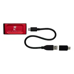 2 - Внешний портативный SSD накопитель Kingston XS1000 BoC, 1 ТБ, Красный...