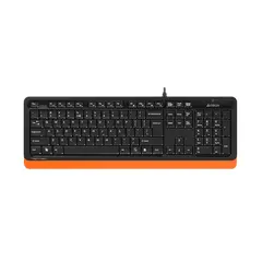 5 - Клавиатура A4Tech FK10, Проводное, Черный/Оранжевый
