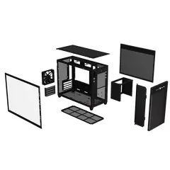 5 - Компьютерный корпус ASUS Prime AP201 Tempered Glass Edition,...