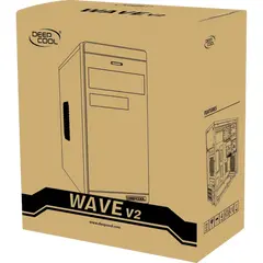 4 - Компьютерный корпус Deepcool WAVE V2, Micro-ATX, Без блока питания,...