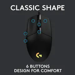 5 - Игровая мышь Logitech G102, Чёрный