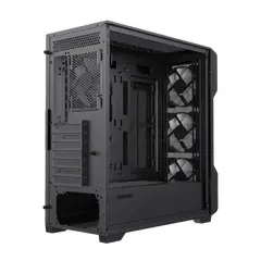 4 - Компьютерный корпус Gamemax Siege, Midi-Tower, Без блока питания, Чёрный