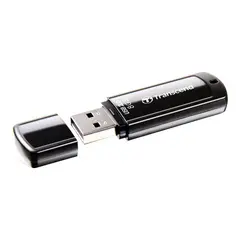 6 - USB Flash накопитель Transcend JetFlash 350, 8Гб, Чёрный