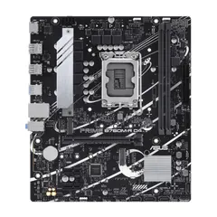 4 - Материнская плата ASUS PRIME B760M-R D4, LGA1700, Intel B760, Micro-ATX