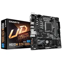 6 - Материнская плата Gigabyte H610M S2H, LGA1700, Intel H610, Micro-ATX