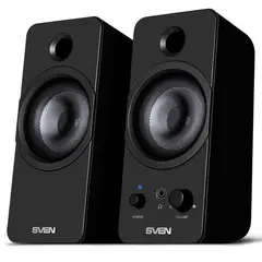 3 - Компьютерные колонки 2.0 SVEN "430", Чёрный