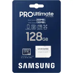 3 - Карта памяти Samsung PRO Ultimate MicroSD, 128Гб (MB-MY128SA/WW)