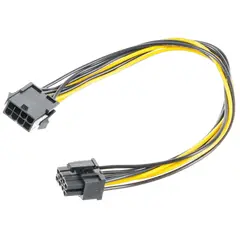 3 - Кабель Cablexpert CC-PSU-84 ATX, Чёрный