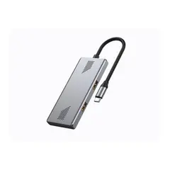 4 - USB-концентратор Gembird UHB-CM-U310-A2C2-01, Серебристый