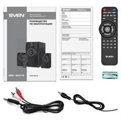 6 - Компьютерные колонки 2.1 SVEN MS-2070, Чёрный