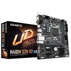 6 - Материнская плата Gigabyte H410M S2H V2, LGA1200, Intel H470, Micro-ATX