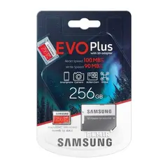 3 - Карта памяти Samsung EVO Plus MicroSD, 256Гб (MB-MC256HA/RU)