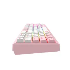4 - Клавиатура Havit KB874L, Проводное, Розовый | Белый