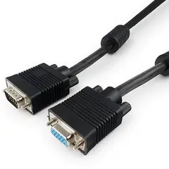 6 - Видео кабель Cablexpert CC-PPVGAX-10M-B, VGA D-Sub (M) - VGA D-Sub...