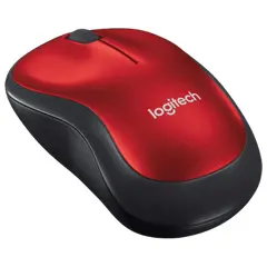 6 - Беcпроводная мышь Logitech M185, Красный