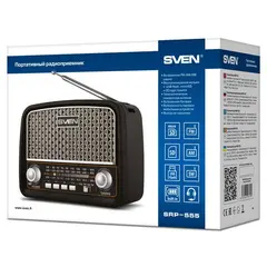 2 - Портативное радио SVEN SRP-555, Чёрный