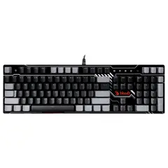 2 - Клавиатура Bloody B808N, Проводное, Чёрный | Серый