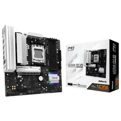 3 - Материнская плата ASRock A620AM PRO RS, AM5, AMD A620A, Micro-ATX