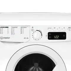 4 - Стирально-сушильная машина Indesit EWDE 751451 W EU, 7кг, Белый