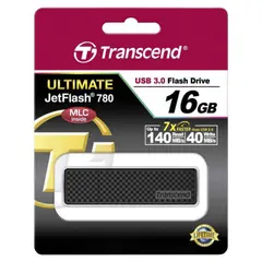 3 - USB Flash накопитель Transcend JetFlash 780, 16Гб, Чёрный