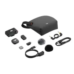 4 - Портативный записывающий микрофон DJI Mic 3 (1 TX + 1 RX),...