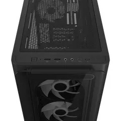 5 - Компьютерный корпус ASUS A23 PLUS TG ARGB, Mini-Tower, Чёрный